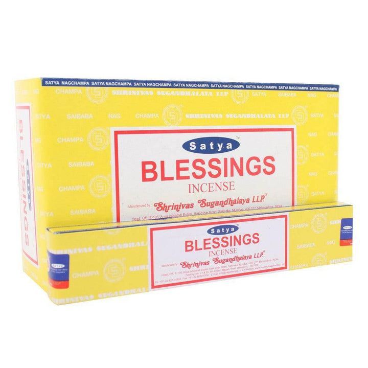 12 Packs of Blessings Incense Sticks by Satya - Home Decor Emporium