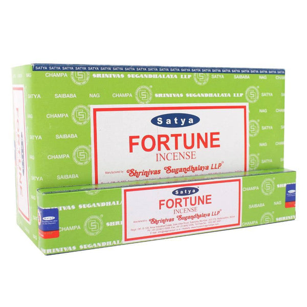 12 Packs of Fortune Incense Sticks by Satya - Home Decor Emporium