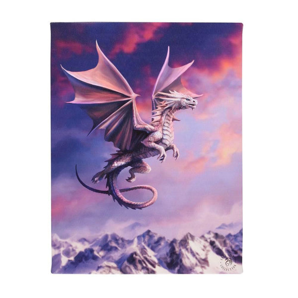 19x25cm Sky Queen Canvas Plaque by Anne Stokes - Home Decor Emporium