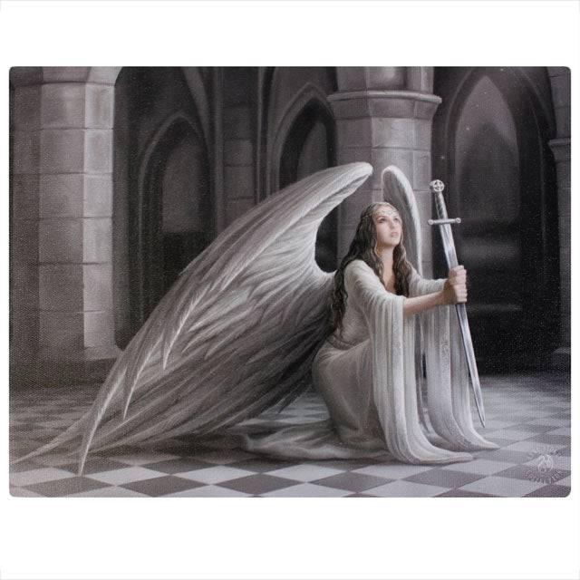 25x19cm The Blessing Canvas Plaque by Anne Stokes - Home Decor Emporium