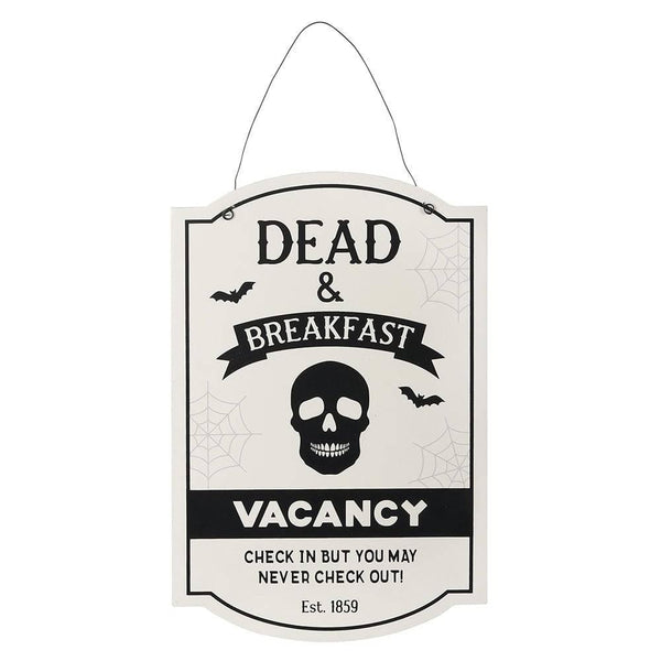 30cm Dead and Breakfast Hanging Sign - Home Decor Emporium