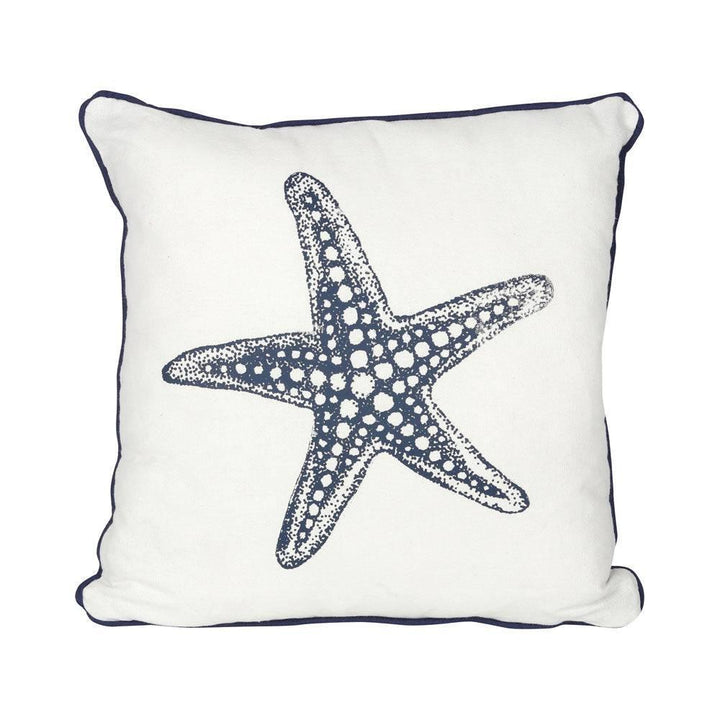 35cm Square Starfish Cushion - Home Decor Emporium