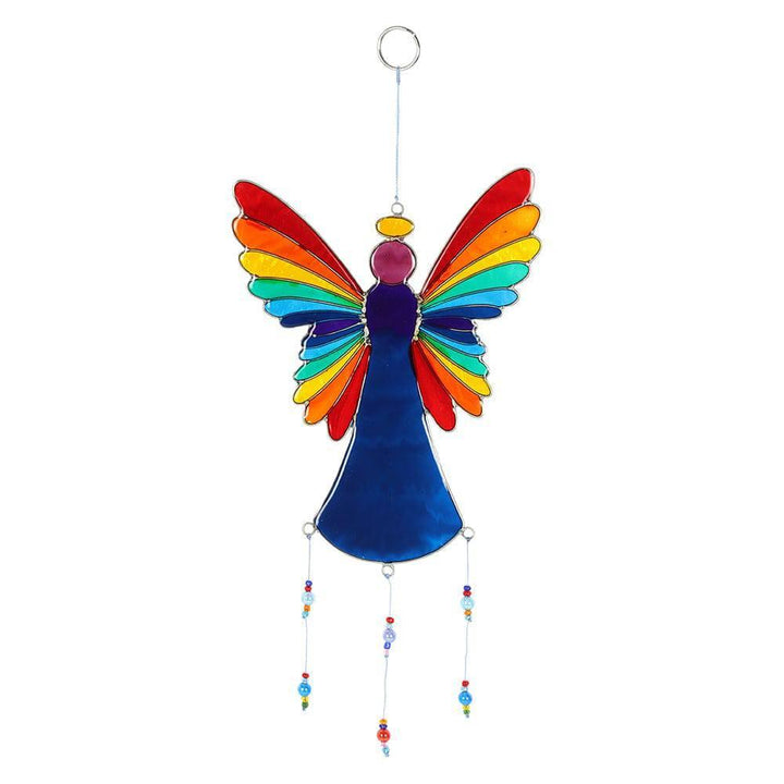 38cm Rainbow Angel Suncatcher - Home Decor Emporium