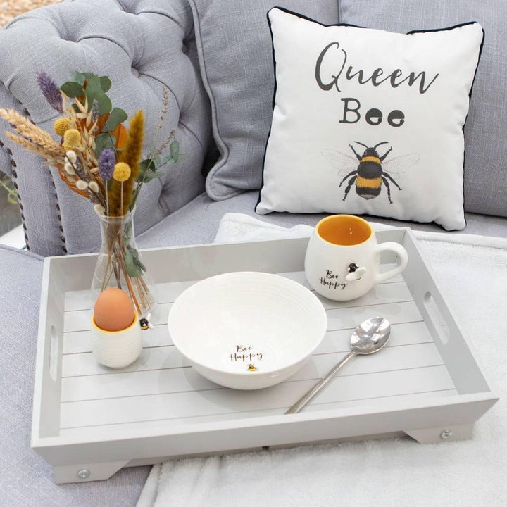 3D Bee Happy Rounded Mug - Home Decor Emporium