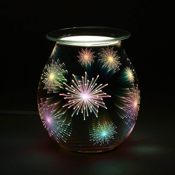 3D Firework Effect Light Up Electric Oil Burner - Home Decor Emporium