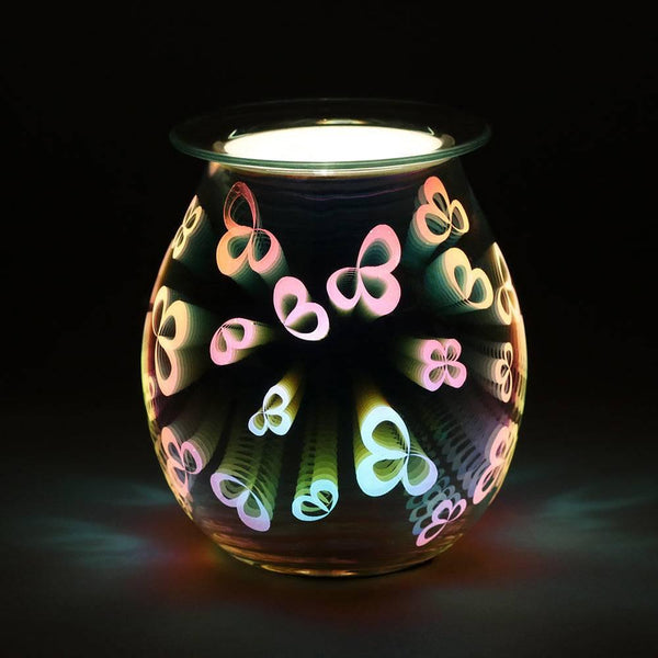 3D Flower Petal Light Up Electric Oil Burner - Home Decor Emporium