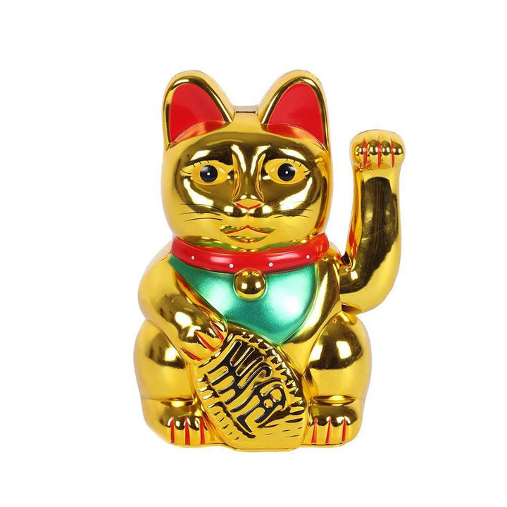 6 Inch Gold Money Cat - Home Decor Emporium