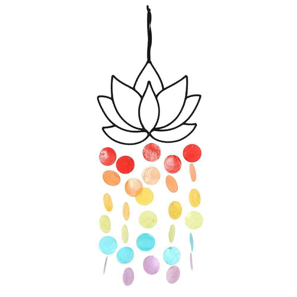 67cm Wire Lotus Hanging Decoration - Home Decor Emporium