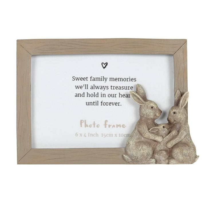 6x4in Fluffle Family Bunny Photo Frame - Home Decor Emporium