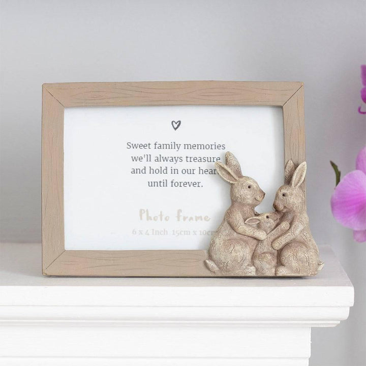 6x4in Fluffle Family Bunny Photo Frame - Home Decor Emporium