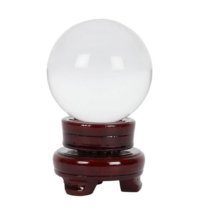 8cm Crystal Ball with Stand - Home Decor Emporium