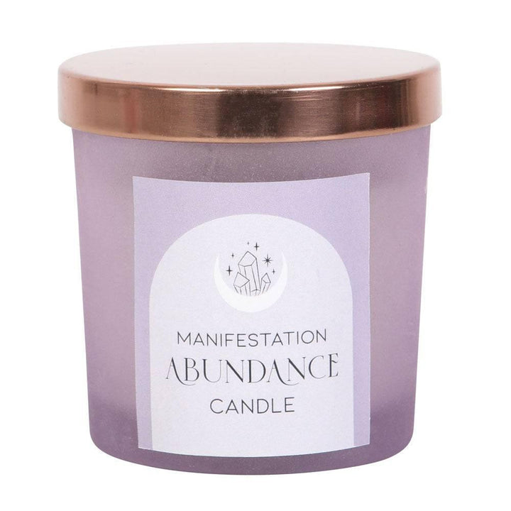 Abundance French Lavender Crystal Chip Candle - Home Decor Emporium