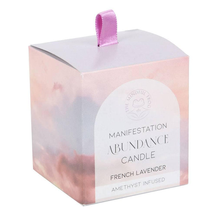 Abundance French Lavender Crystal Chip Candle - Home Decor Emporium