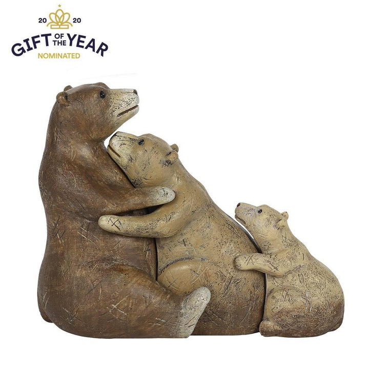 Adorable Bear Family Ornament with Sentimental Message - Home Decor Emporium