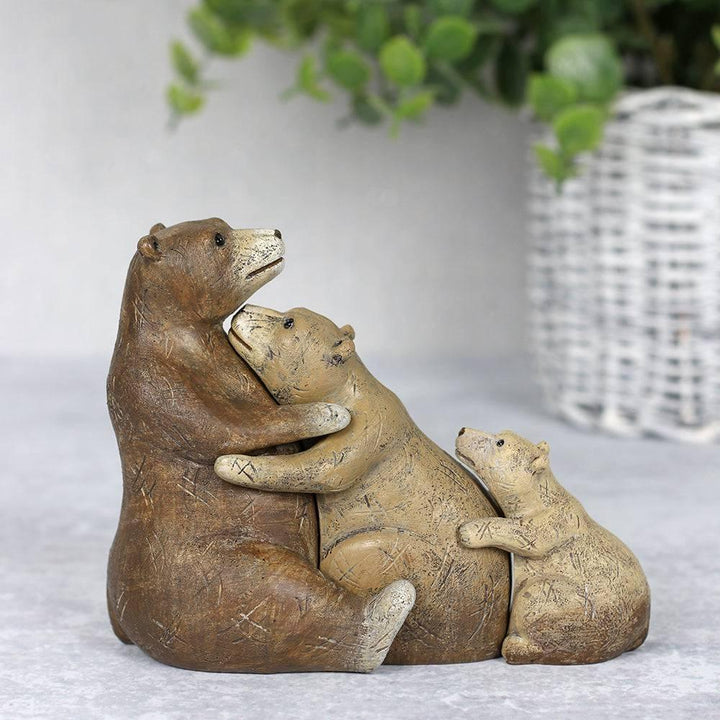 Adorable Bear Family Ornament with Sentimental Message - Home Decor Emporium