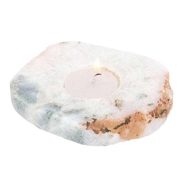 Agate Tealight Holder - Home Decor Emporium