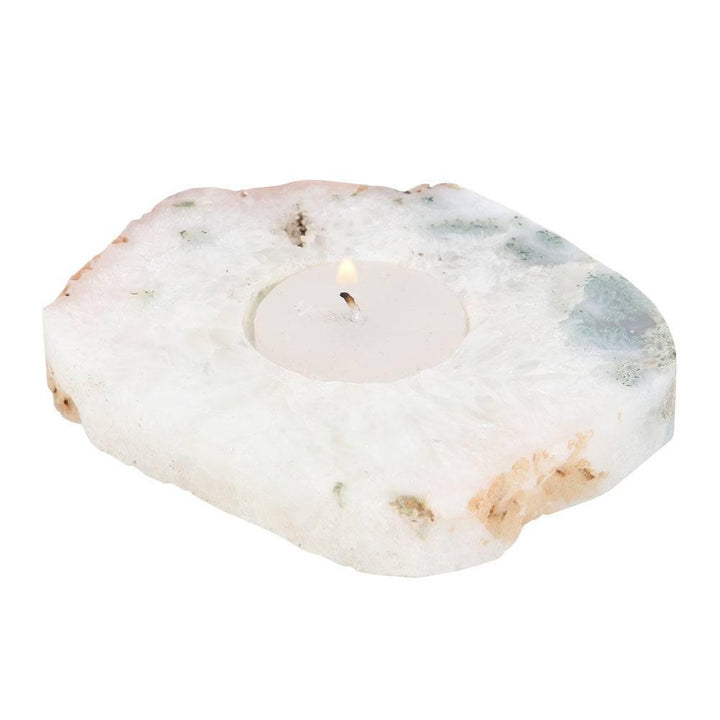 Agate Tealight Holder - Home Decor Emporium