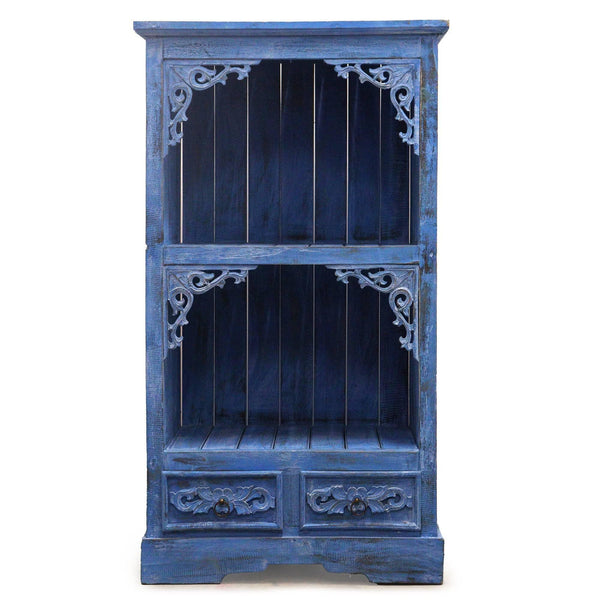 Albasia Bathroom Cabinet - Bluewash - Home Decor Emporium