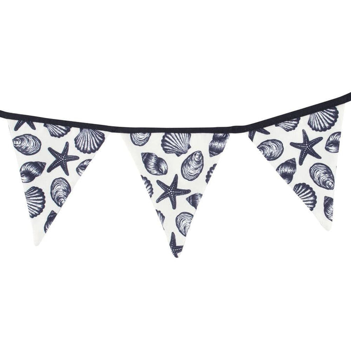 All Over Seashell Fabric Bunting - Home Decor Emporium