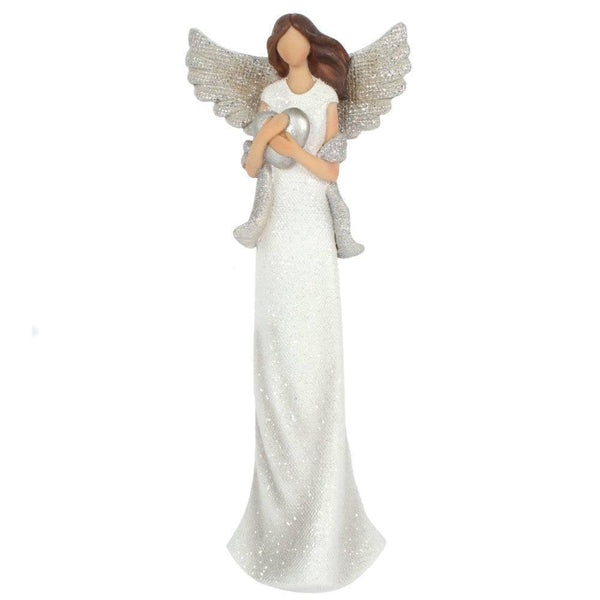 Amara Glitter Angel Ornament - Home Decor Emporium