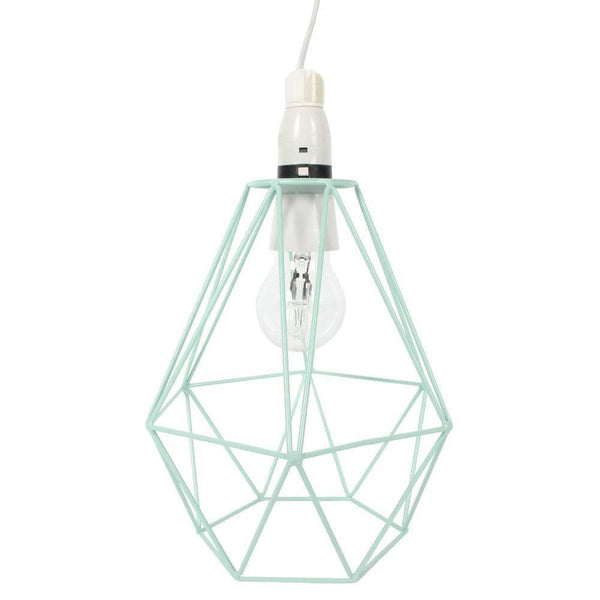 Aqua Wire Lamp Shade - Home Decor Emporium