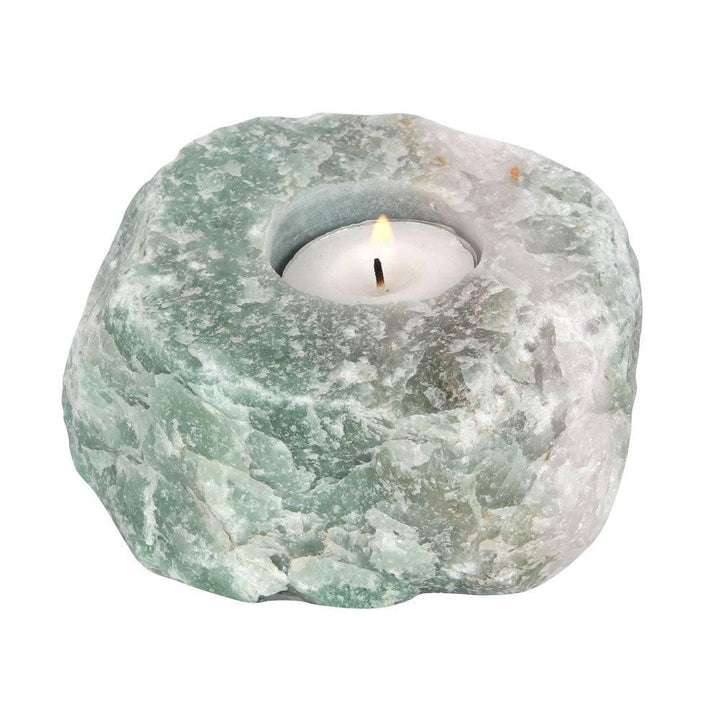 Aventurine Crystal Tealight Holder - Home Decor Emporium