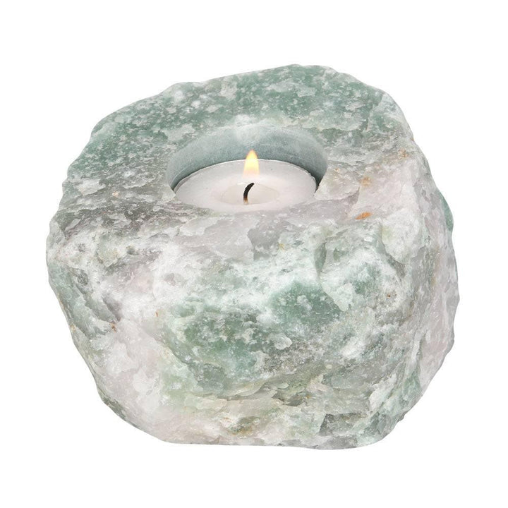 Aventurine Crystal Tealight Holder - Home Decor Emporium