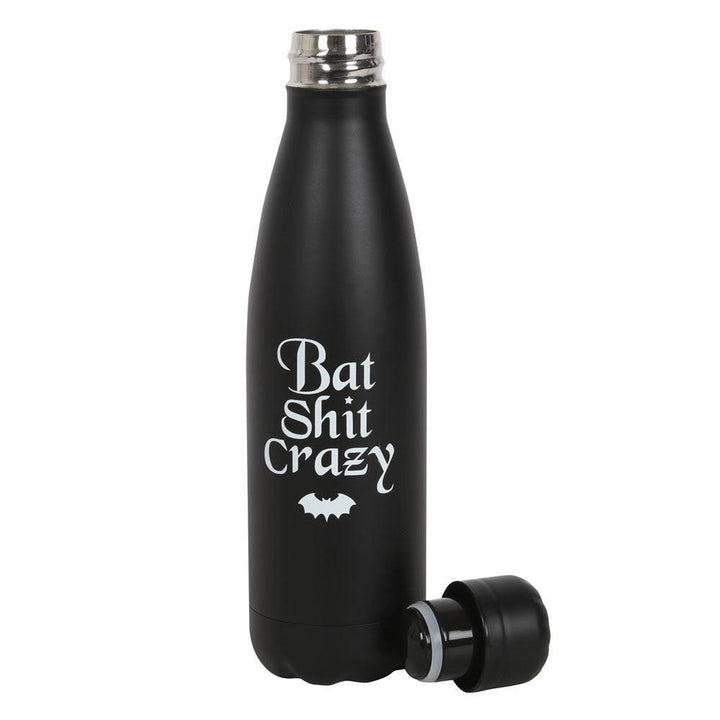 Bat Shit Crazy Metal Water Bottle - Home Decor Emporium