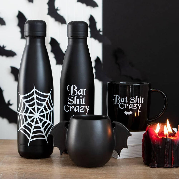 Bat Shit Crazy Metal Water Bottle - Home Decor Emporium