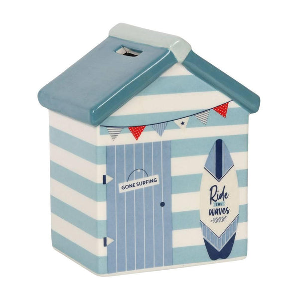 Beach Hut Ceramic Money Box - Home Decor Emporium