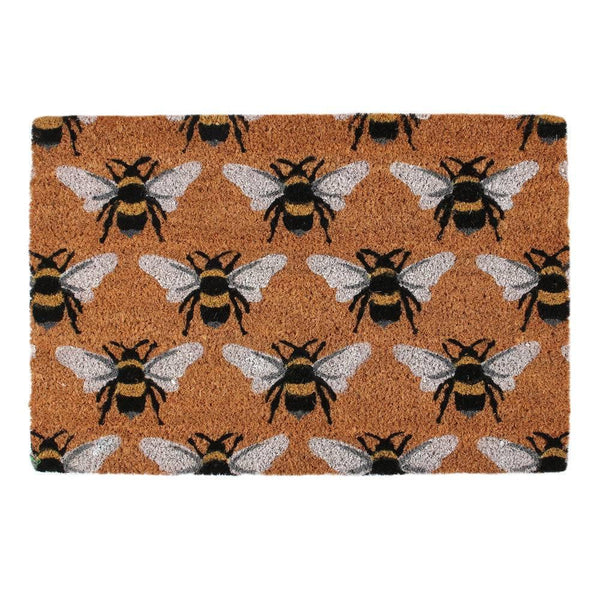 Bee Print Natural Doormat - Home Decor Emporium