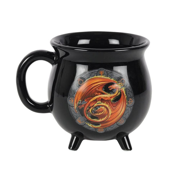 Beltane Colour Changing Cauldron Mug by Anne Stokes - Home Decor Emporium