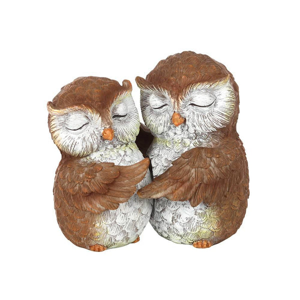 Birds of a Feather Owl Couple Ornament - Home Decor Emporium