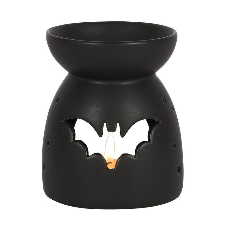 Black Bat Cut Out Oil Burner - Home Decor Emporium