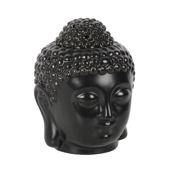 Black Buddha Head Oil Burner - Home Decor Emporium