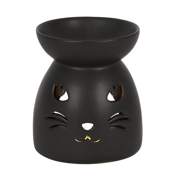 Black Cat Cut Out Oil Burner - Home Decor Emporium