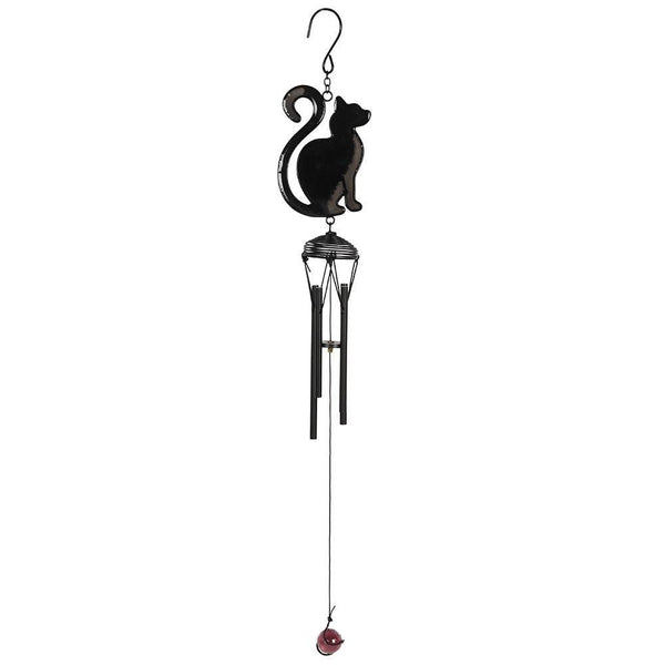 Black Cat Profile Windchime - Home Decor Emporium