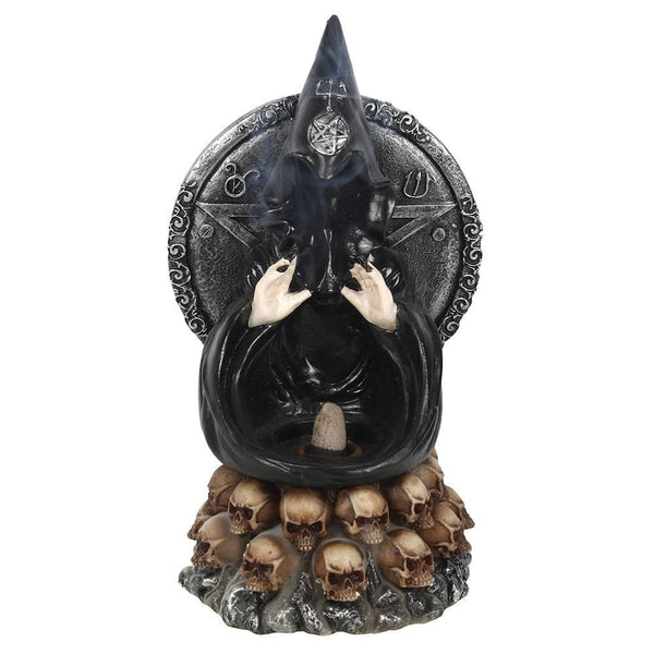 Black Cloak Backflow Burner and Incense Stick Holder - Home Decor Emporium