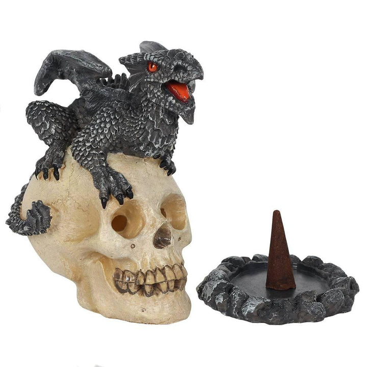 Black Dragon Incense Cone Burner by Anne Stokes - Home Decor Emporium