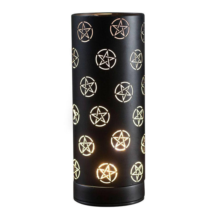 Black Pentagram Aroma Lamp - Home Decor Emporium