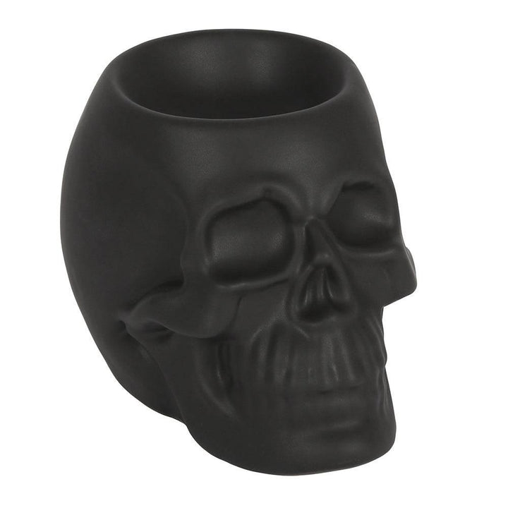 Black Skull Oil Burner - Home Decor Emporium