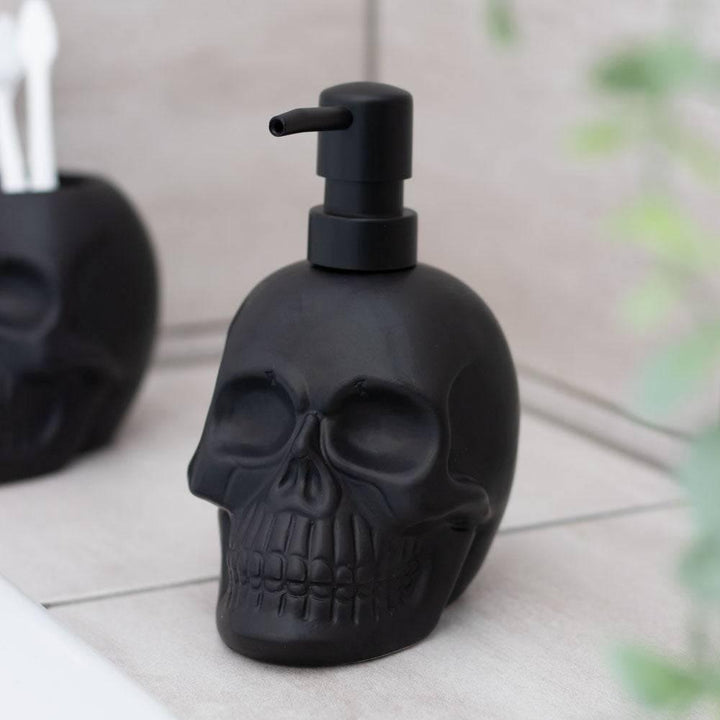 Black Skull Soap Dispenser - Home Decor Emporium