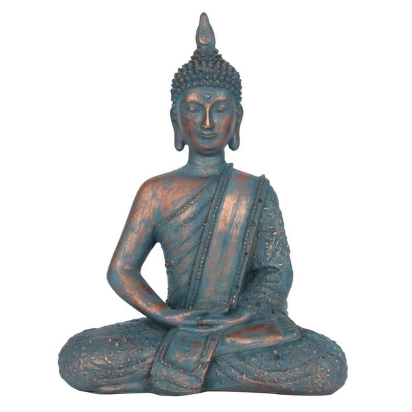 Blue 26cm Buddha - Home Decor Emporium