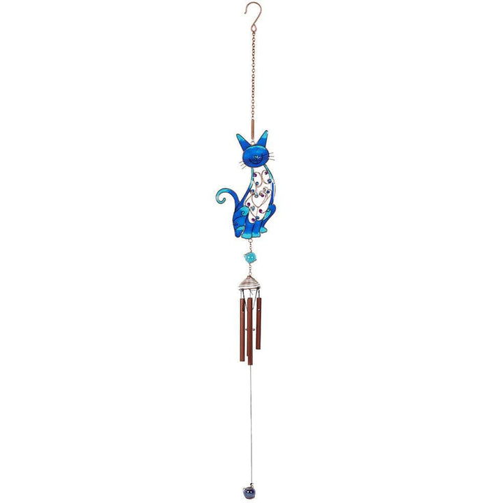 Blue Cat Windchime - Home Decor Emporium