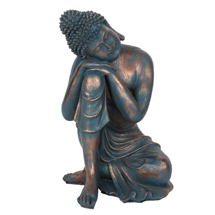 Blue Hands on Knee Buddha - Home Decor Emporium