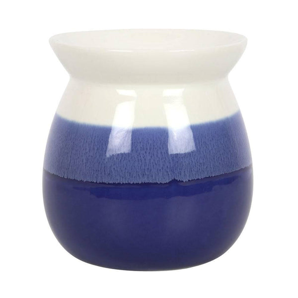 Blue Reactive Glaze Oil Burner - Home Decor Emporium