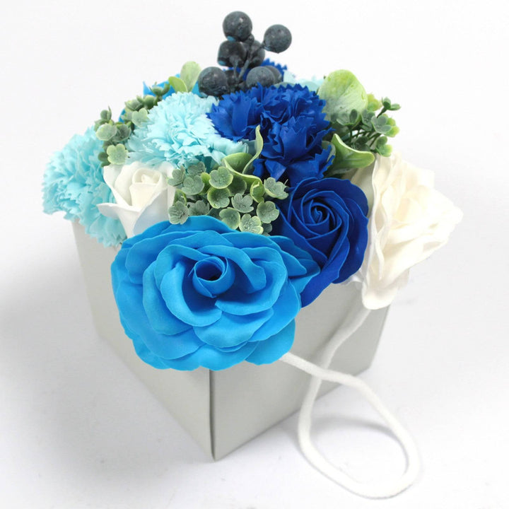 Blue Soap Flower Bouquet - Home Decor Emporium