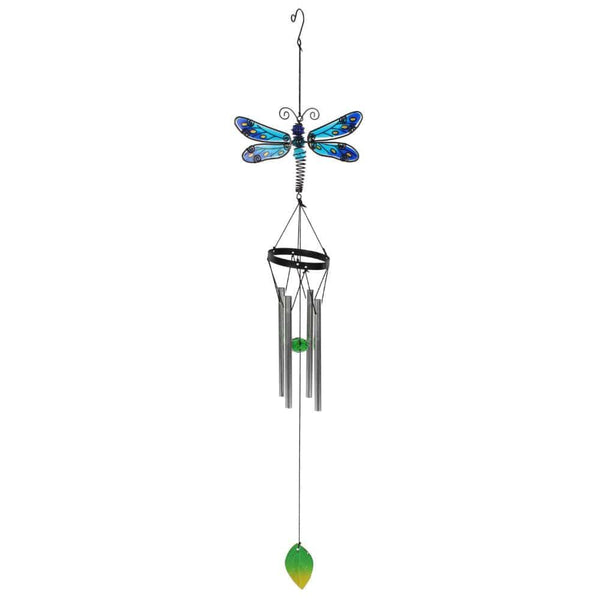 Blue Spotted Dragonfly Windchime - Home Decor Emporium