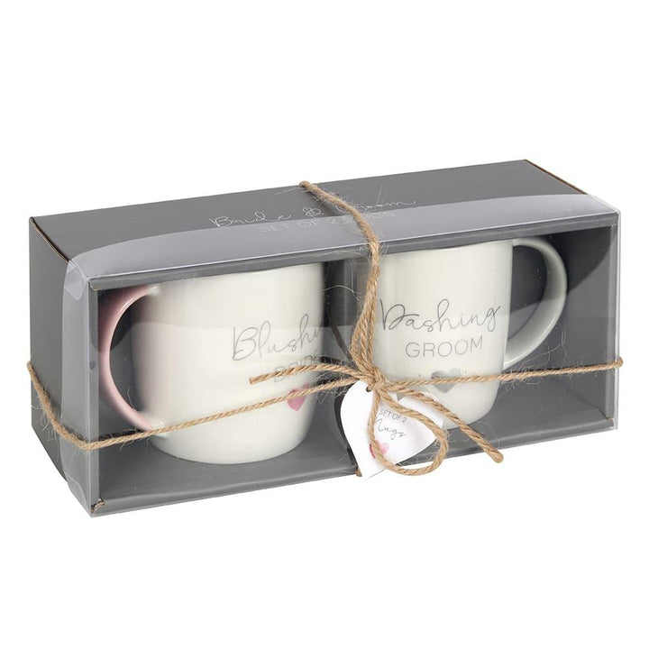 Blushing Bride Dashing Groom Ceramic Mug Set - Home Decor Emporium