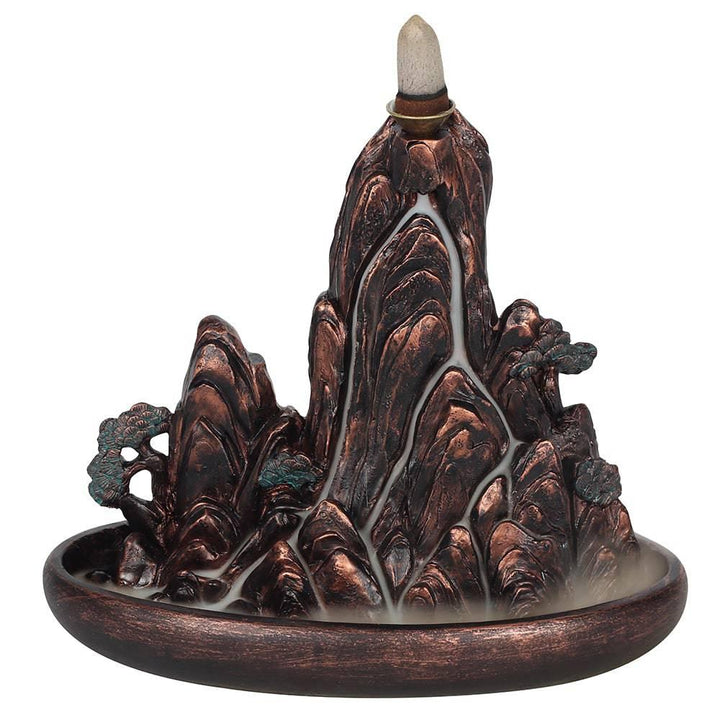 Bronze Effect Island Backflow Incense Burner - Home Decor Emporium